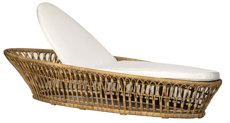 H&N Outdoor Wicker Lounger HN07