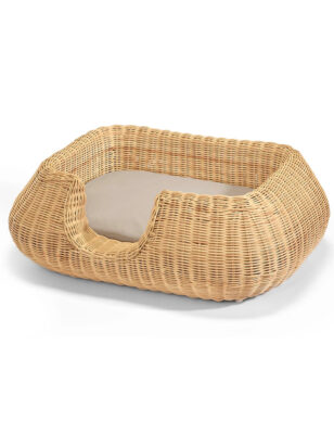 Wicker Dog Bed WB10